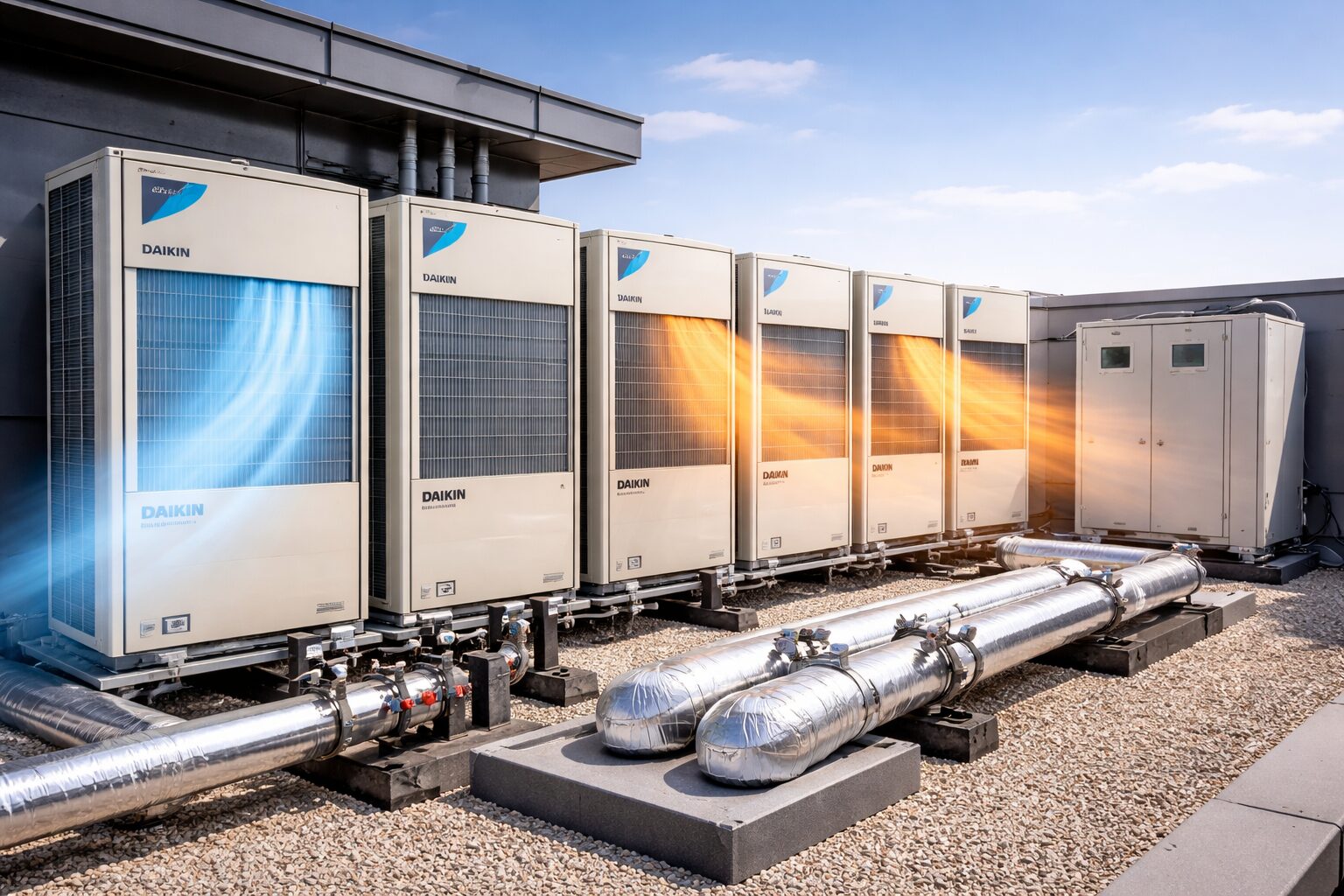 Technologies de pompe à chaleur adaptées aux collectivités et bâtiments publics